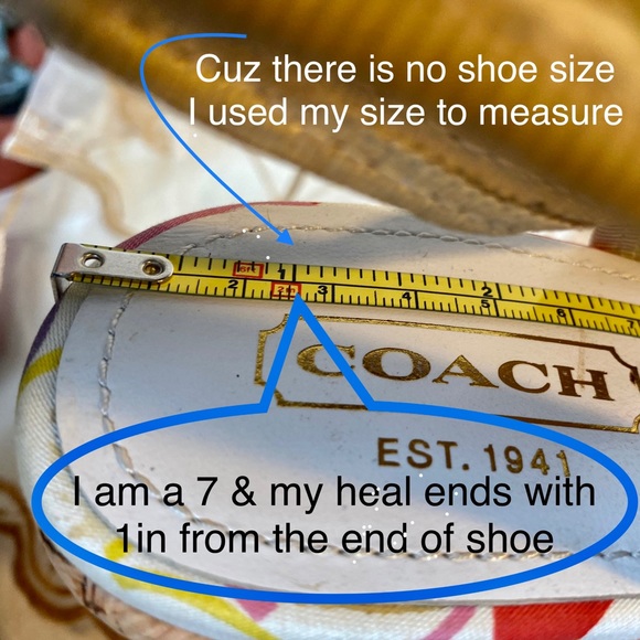 COACH Gwynnie Signature 4.5" Cork Wedge Slingback Sandals Multi Pastel with Bow. - Picture 15 of 15